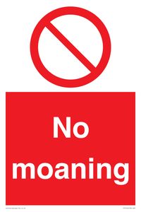 No Moaning